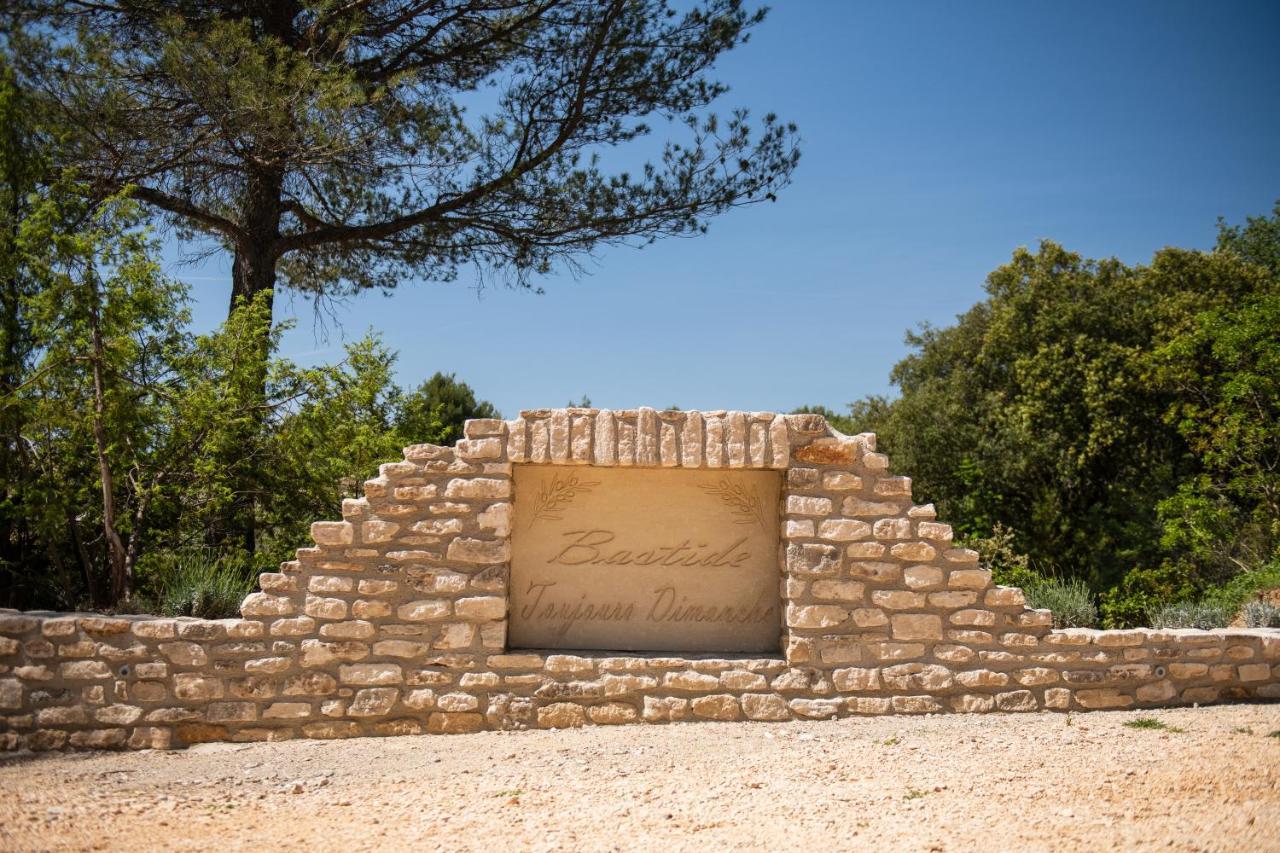 Bastide Toujours Dimanche, Maison De Vacances Avec Vue & Piscine Privee Gordes Exterior photo